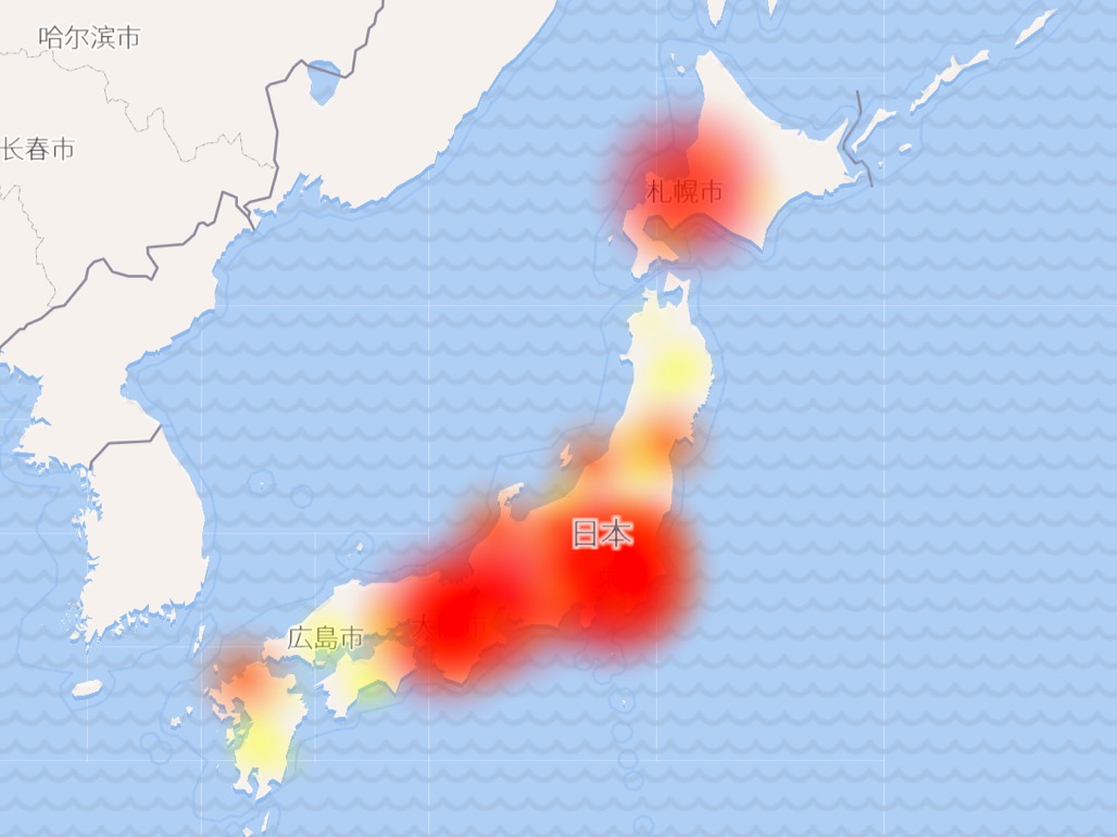 システム接続障害状況