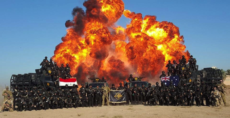 イラク　対テロ部隊　卒業写真