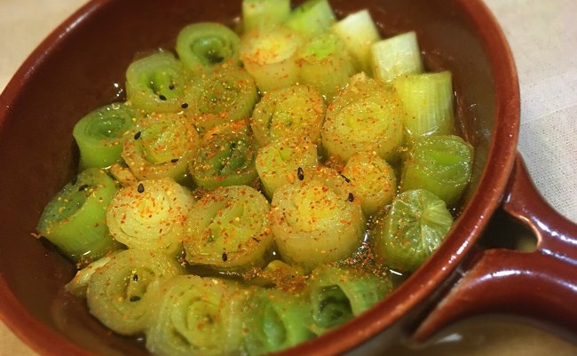 アヒージョ　ネギ　ネギージョ