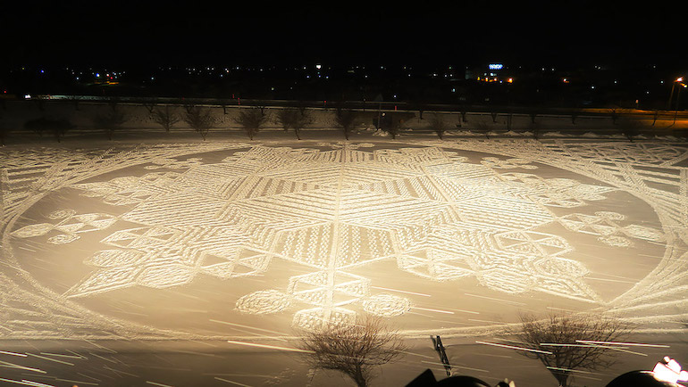 青森のミステリーサークル、再び。今年は地元民の「足跡」に拡大
