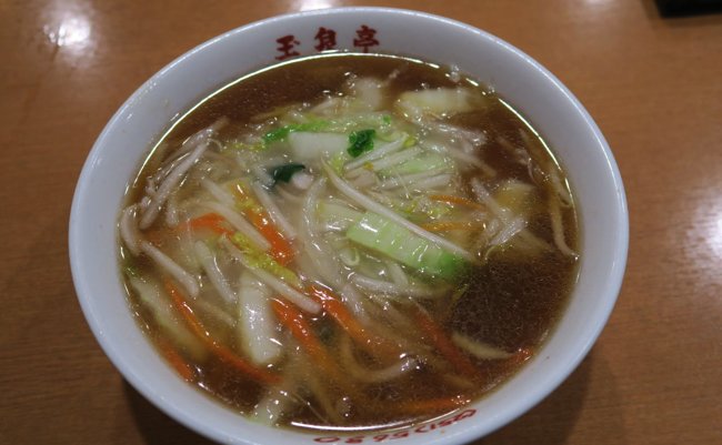 横浜　玉泉亭　サンマーメン　ラーメン官僚