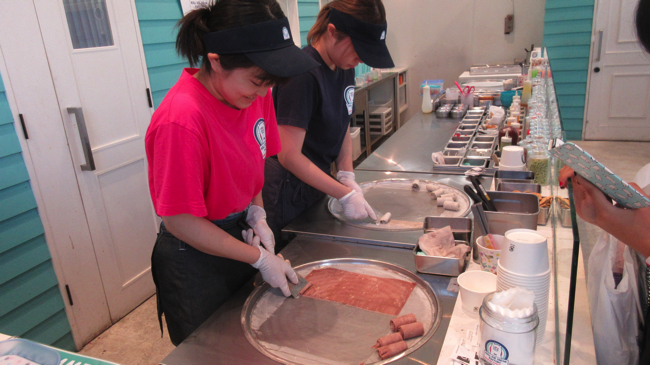 ロールアイスクリームファクトリー作成風景 copy