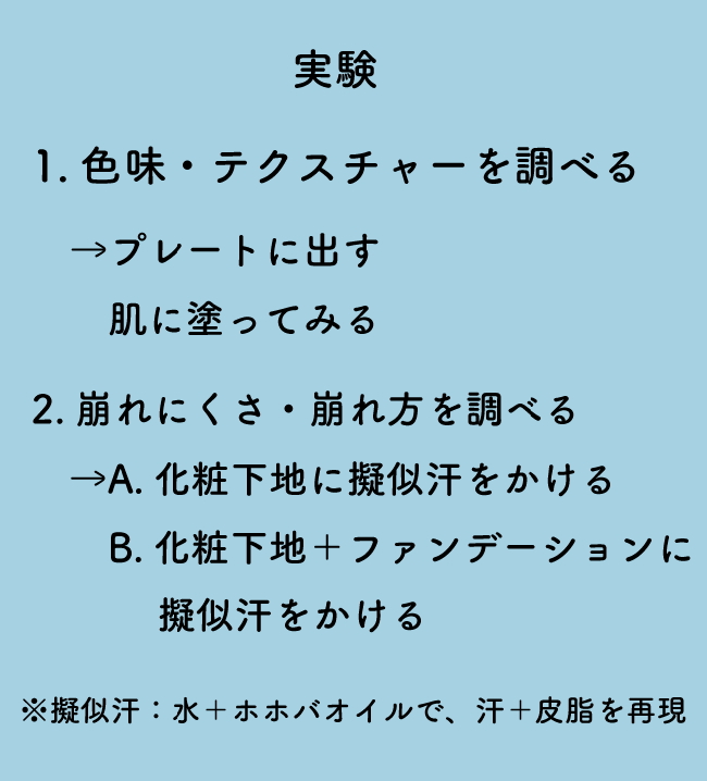 実験で判明 崩れにくい化粧下地 ファンデーションの商品名は まぐまぐニュース