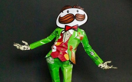 プリングルス 空き箱×16個 プリングルスの空箱で工作しました！Made of