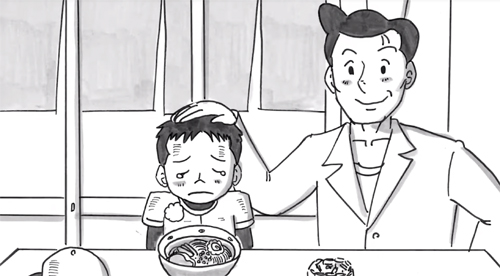 鉄拳、家族愛に感動必至の新作パラパラ漫画『誓い』公開