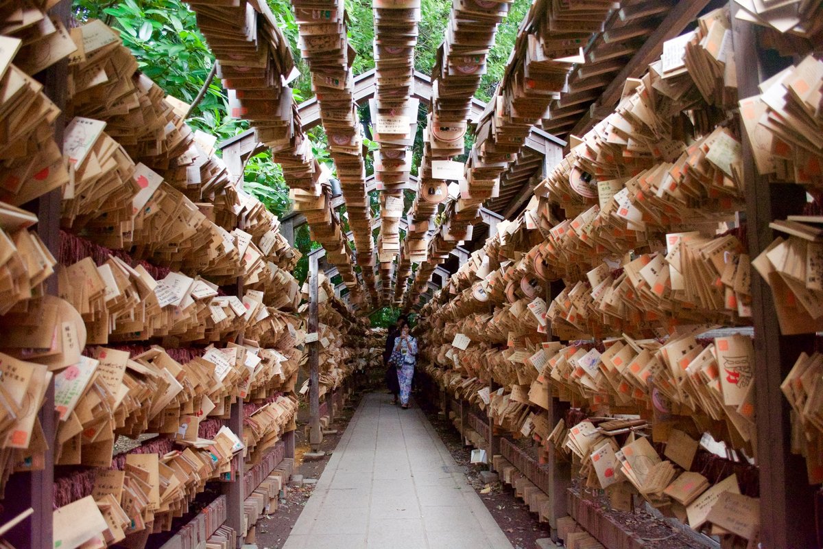 【VISM】川越_氷川神社_絵馬トンネル