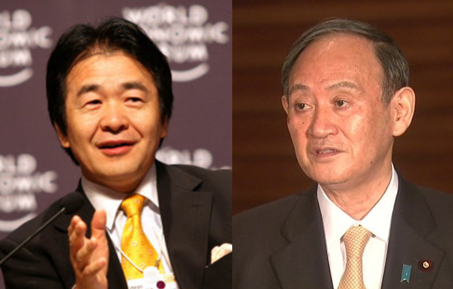 菅首相&竹中平蔵