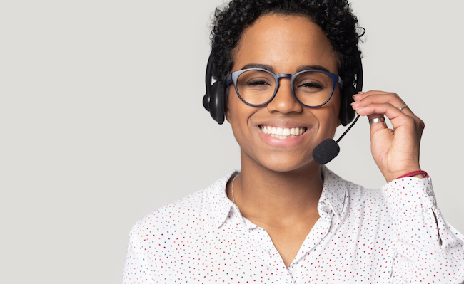 Head,Shot,Portrait,Close,Up,Smiling,African,American,Female,In