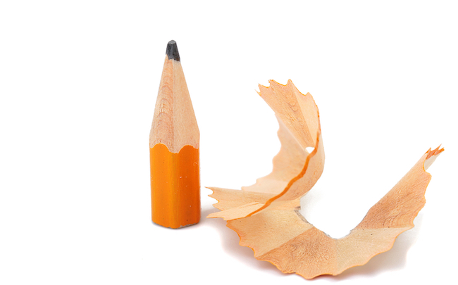 The,Small,Rest,Of,A,Pencil,After,Sharpening,On,A