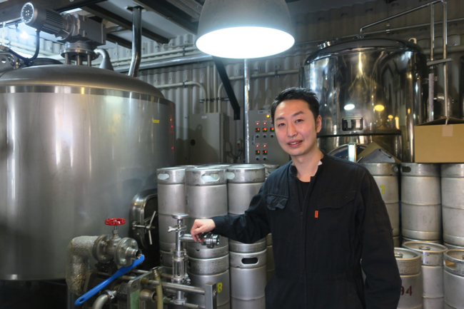 ライナの代表、小川雅弘氏。今やクラフトビールのコンサルティングを手掛けるほど事業が充実してきている