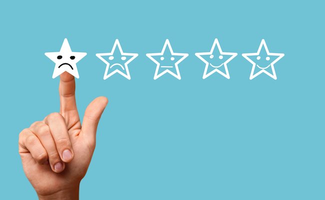 People,Hand,Click,One,Star,Rating,concept,Negative,Reviews,In,Customer