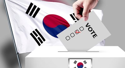 Elections,In,The,Korea,South.,The,Hand,That,Puts,The