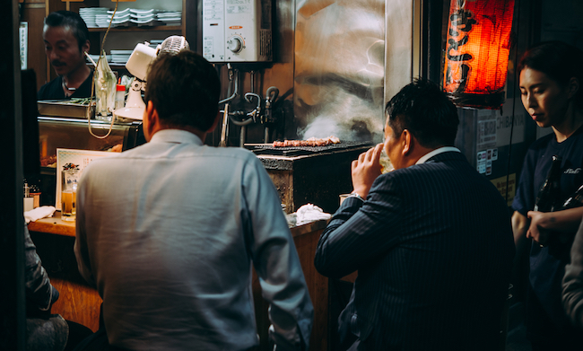 Tokyo,,Japan,-,20,April,,2018:,People,Dine,At,One