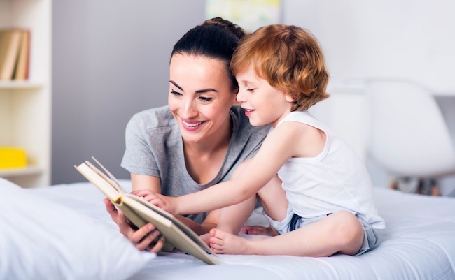 Mother,And,Child,Reading,A,Book