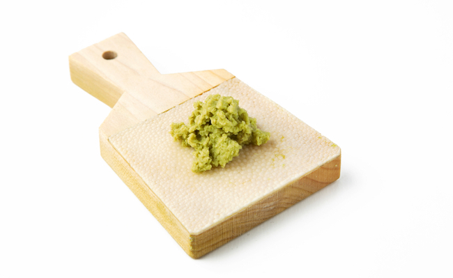 Japanese Wasabi Grated with Strawberry gravel