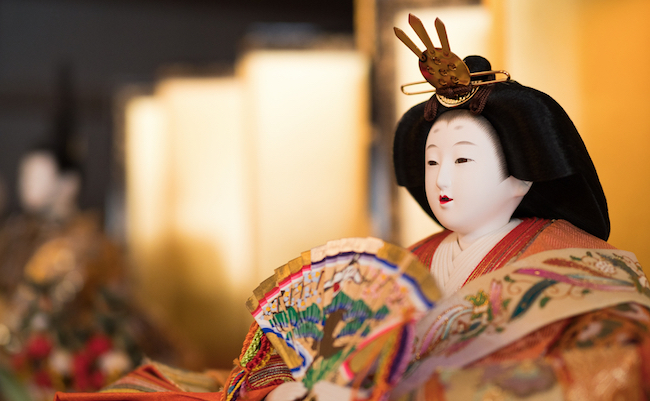 "Hina dolls" in Japan
