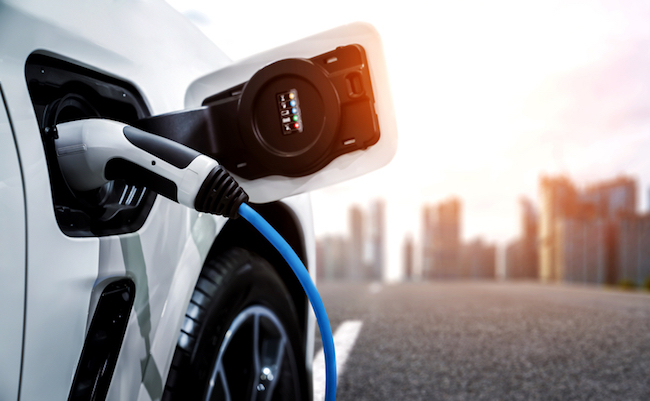 Ev,Charging,Station,For,Electric,Car,In,Concept,Of,Green