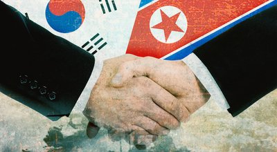 North Korea - South Korea peace concept