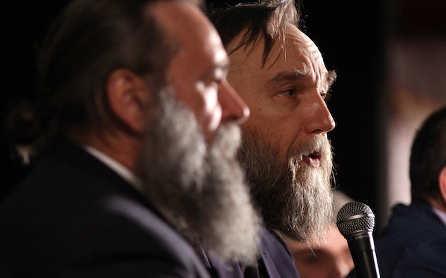 Bucharest,,Romania,-,April,05,,2017:,Aleksandr,Dugin,,Russian,Political