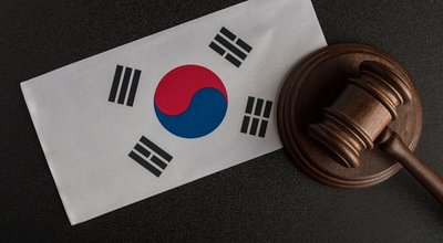 Justice,Mallet,And,South,Korea,Flag.,Protection,Of,Human,Rights.