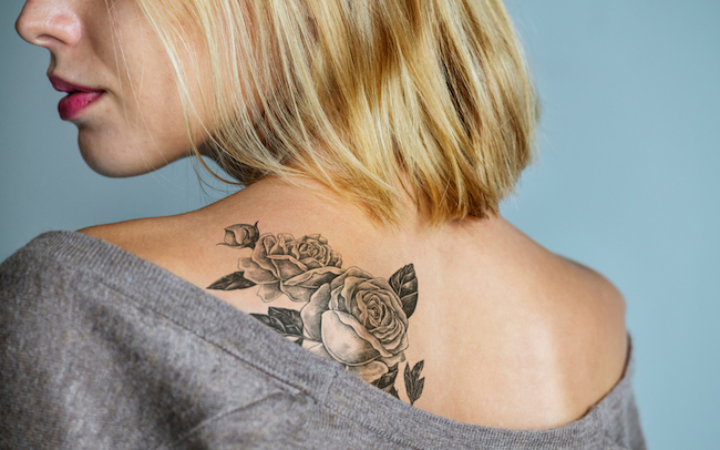 Back,Tattoo,Of,A,Woman
