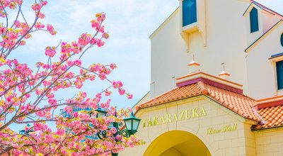 Hyogo, Japan - 14 April 2018 - TAKARAZUKA REVUE in Hyogo Japan.It is a Japanese all-female musical theater troupe based in Takarazuka, HyÅ�go Prefecture, Japan.