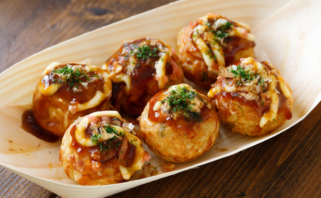 Takoyaki,,Octopus,Dumplings,,Japanese,Food