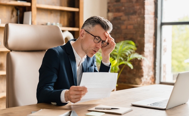 Overload,In,Office.,Business,Problems,,Debt,,Credit,Loan,Bankruptcy.,Caucasian