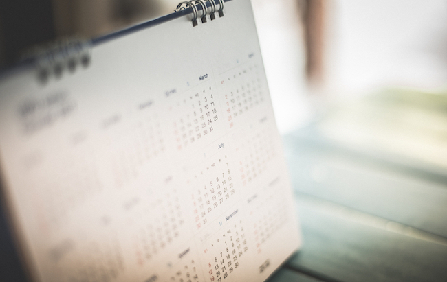 Blurred,Calendar,Page,Dark,Tone