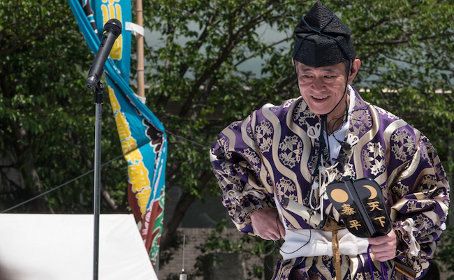Tokyo,,Japan,,April,30th,,2017.,Sumo,Referee,At,The,Crying