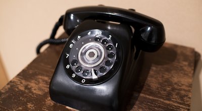 Black phone / Telephone of the Showa era Japan