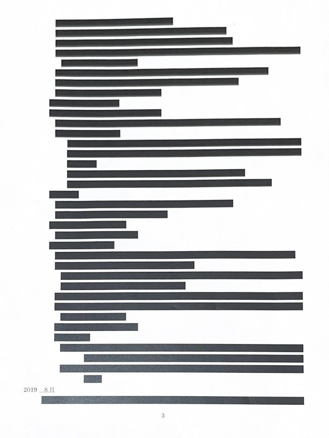 文科省の記録開示回答の一部