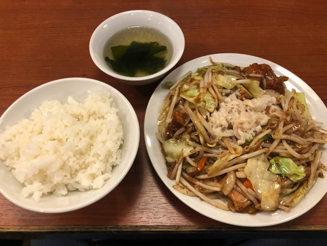 肉野菜炒め定食