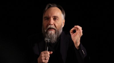 Bucharest,,Romania,-,April,05,,2017:,Aleksandr,Dugin,,Russian,Political