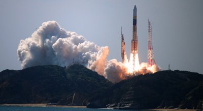 H2a,Rocket,Lawnch,At,Tanegashima,Island,Japan