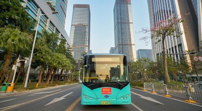 Shenzhen,,China,-,27,November,,2019:,Byd,Bus,Seen,At