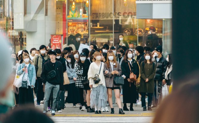 Shibuya,City,,Tokyo,,Japan,-,November,6,2022:,A,Crowd