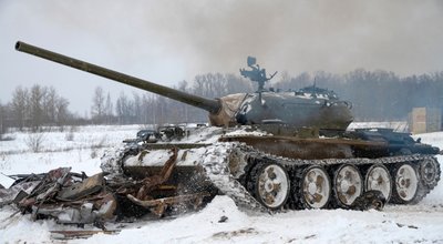 Krasnoye,Selo,,Russia,-,February,19,,2023:,A,Soviet,Tank