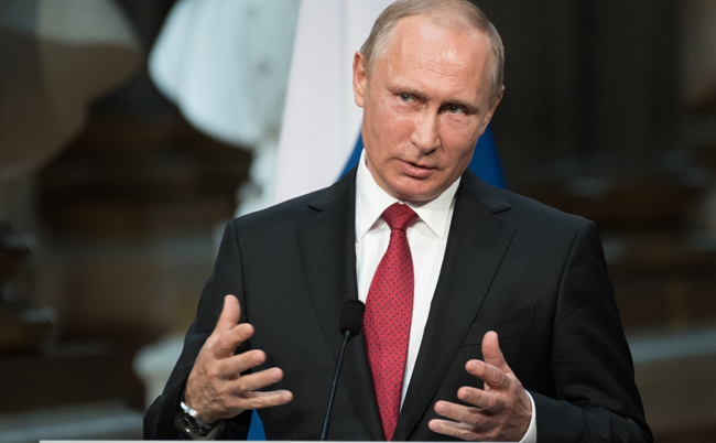 Paris,,France,-,May,29,,2017,:,Vladimir,Putin,,The