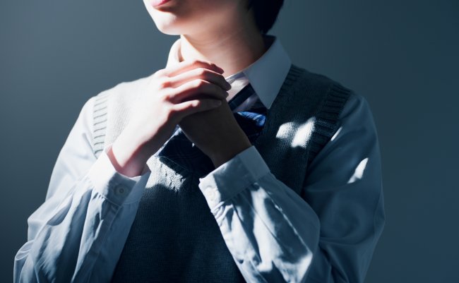 Image,Of,An,Anxious,High,School,Girl