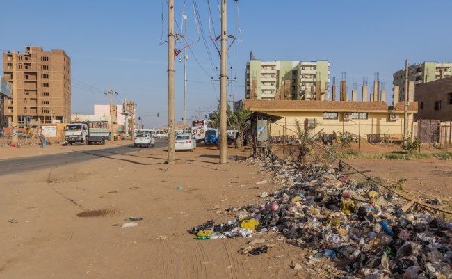 Khartoum,,Sudan,-,March,6,,2019:,View,Of,A,Stree