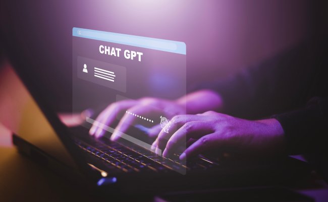 Man,Using,Laptop,Or,Smartphone,With,Chat,Gpt,Chat,With