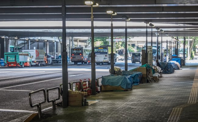 Tokyo,,Japan,-,June,10th,2017.,Clean,And,Neat,Homeless