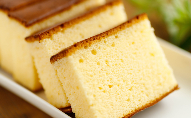 japanese sweets, castella(Japanese sponge cake)