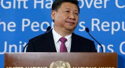 Chinese,President,Xi,Jinping,Addresses,Guests,During,A,Gift,Handover