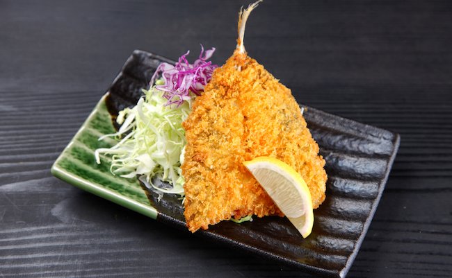 deep-fried horse mackerel