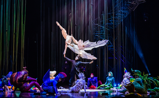 April 20 - 2020. Ziggo Dome Amsterdam, The Netherlands. Performance of Cirque du Soleil Varekai