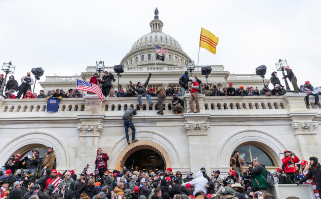 Washington,,Dc,-,January,6,,2021:,Protesters,Seen,All,Over