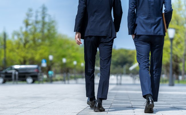 The,Feet,Of,A,Businessman