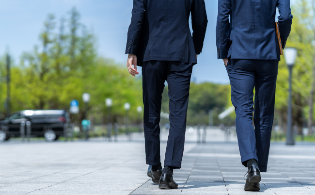 The,Feet,Of,A,Businessman